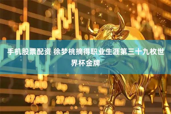 手机股票配资 徐梦桃摘得职业生涯第三十九枚世界杯金牌